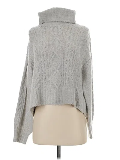 Pre-owned By Anthropologie Turtleneck Sweater In White