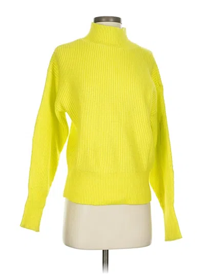 Pre-owned By Anthropologie Turtleneck Sweater In Yellow