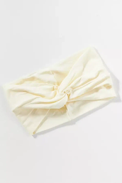 By Anthropologie Twist-knot Headband In White