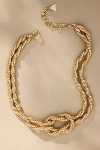 By Anthropologie Twisted Nautical Knot Necklace In Gold