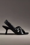 By Anthropologie Twisted Open-toe Slingback Heels