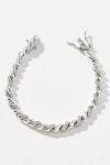 By Anthropologie Twisted Pavé Bracelet In Metallic
