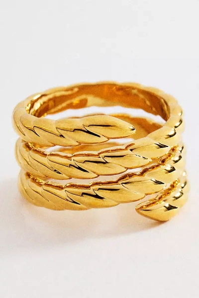 By Anthropologie Twister Ring In Gold