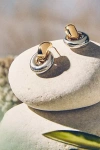 By Anthropologie Two-tone Mini Drop Earrings In Multicolor