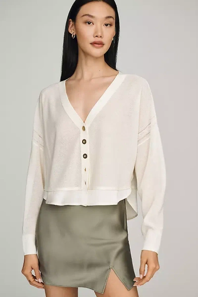 By Anthropologie Twofer Cardigan In Neutral