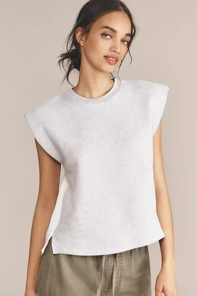 By Anthropologie Twofer Muscle Sweater Vest In Grey