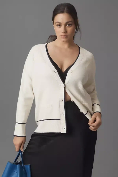 By Anthropologie V-neck Cardigan Sweater In Blue