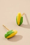 By Anthropologie Veggie Post Earrings In Yellow