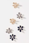 By Anthropologie Velvet Flower Hair Clip In Multi