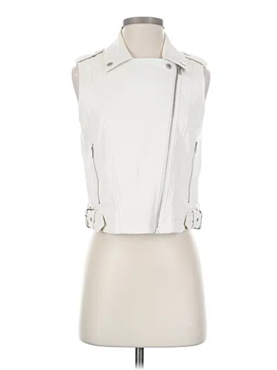 Pre-owned By Anthropologie Vest In White