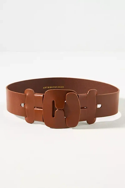 By Anthropologie Vintage Waist Belt In Yellow