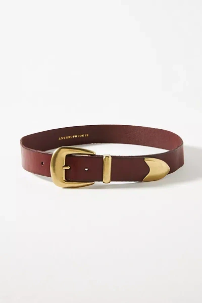 By Anthropologie Vintage Western Belt In Brown