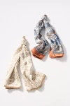 By Anthropologie Wallpaper Floral Hair Scarves, Set Of 2 In Multi