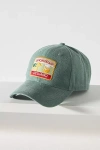 By Anthropologie Washed Cotton Nautical Baseball Cap In Green