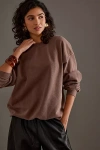 BY ANTHROPOLOGIE BY ANTHROPOLOGIE WASHED SWEATSHIRT