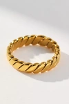 By Anthropologie Water-resistant Band Ring In Gold