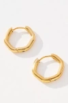 By Anthropologie Water-resistant Huggie Hoop Earrings In Gold