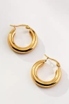 By Anthropologie Water-resistant Small Hoop Earrings In Gold