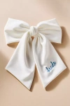 By Anthropologie Weddings Bride Satin Hair Bow In White
