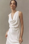 By Anthropologie Weddings Floral Beaded Sash In White
