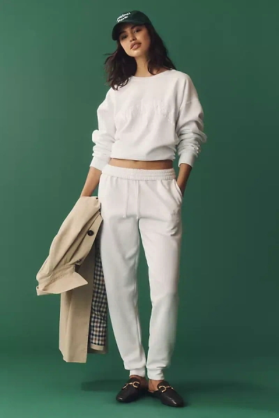 By Anthropologie Weddings Newly Wed Sweatpants In White