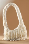 By Anthropologie Weddings Remi Fringe Bag In White