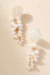 By Anthropologie Weddings Shell & Pearl Cluster Drop Earrings