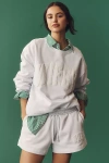 By Anthropologie Weddings Wifey Crew-neck Sweatshirt In White