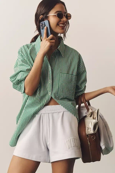 By Anthropologie Weddings Wifey Shorts In White