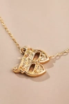 By Anthropologie Western Monogram Necklace In Gold