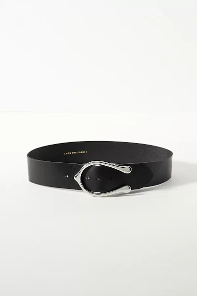 By Anthropologie Western Spur Waist Belt In Black