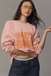 By Anthropologie Who's Winning Sweatshirt In Pink