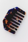 By Anthropologie Wide Tooth Mini Comb In Blue