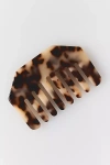 By Anthropologie Wide Tooth Mini Comb In Sand