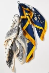 By Anthropologie Patterned Hair Scarves, Set Of 2 In Blue