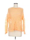 By Anthropologie Wool Pullover Sweater In Orange