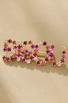 By Anthropologie Worded Crystal Brooch In Pink