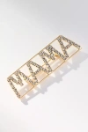 By Anthropologie Worded Crystal Brooch In White