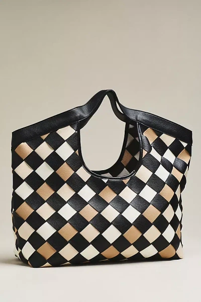 By Anthropologie Woven Carryall Hand Bag In Multi