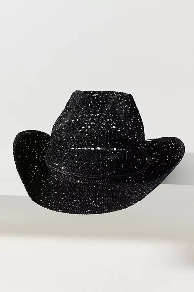 By Anthropologie Woven Rancher Hat In Black