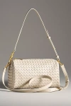 By Anthropologie Woven Shoulder Bag In Beige