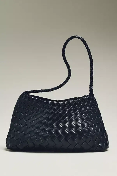 By Anthropologie Woven Shoulder Bag In Black