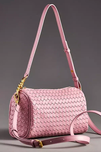 By Anthropologie Woven Shoulder Bag In Pink