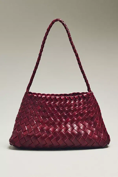 By Anthropologie Woven Shoulder Bag In Purple