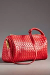 By Anthropologie Woven Shoulder Bag In Red