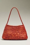 By Anthropologie Woven Shoulder Bag In Sand