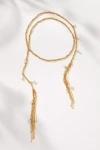 BY ANTHROPOLOGIE WRAP FRINGE CHAIN NECKLACE