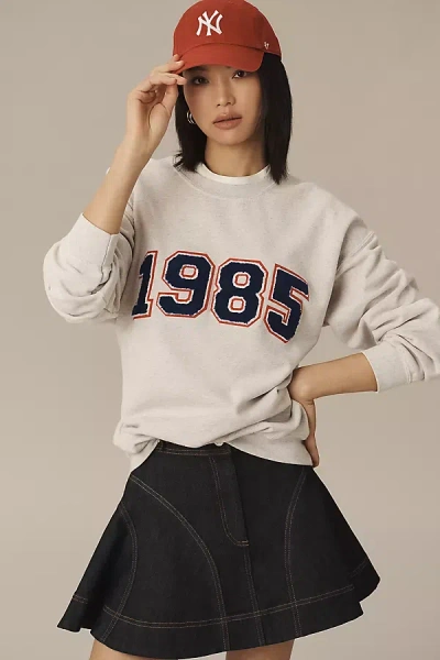 By Anthropologie Year Sweatshirt In Grey