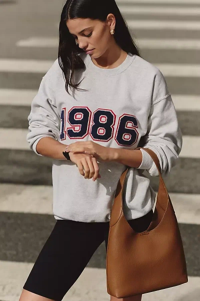 By Anthropologie Year Sweatshirt In White