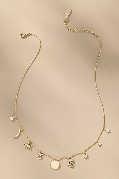 By Anthropologie Zodiac Charm Necklace In Gold
